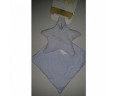 Doudou Mouchoir Étoile Berlingot Bleu Ciel Argenté Argent Couronne Jouet Bebe Naissance Peluche Éveil Enfant Plush Blanket Comforter Soft Toys