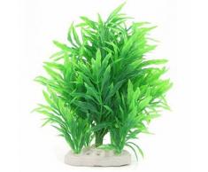 Moakoada®Plante Artificielle Eau Décoration Pour Fish Tank, Vert