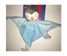 Doudou Tchoupi Plat Bleu Ciel & Rayé Attache Tetine Sucette Bebe Nicotoy Simba Toys Benelux Jouet Peluche T'choupi & Ours Doudou