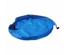 Bleu Profond Grands Enfants Portables Sac De Rangement Organisateur De Jouets Tapis De Jeu Pour Lego Rug Box Xl 150cm