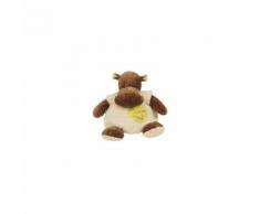 Range Pyjama Bazile L'hippopotame Marron Et Beige 40 Cm