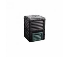 Composteur 300 litres en plastique avec trappe de récupération et couvercle amovible. - OOGARDEN