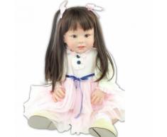 70 Cm Silicone Vinyle Reborn Baby Doll Lifelike Série Emulational Grande Taille Bébé Reborn Poupée Jouet Vêtements Modèle Filles Brinquedos