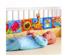 Livre D'éveil Bébé En Tissu Jouet Intelligent Apprentissage Précoce Autour De Lit Livre Animaux