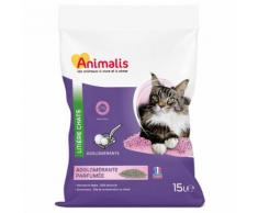 Animalis - Litière Agglomérante Parfumée Poudre De Bébé Pour Chat - 15l