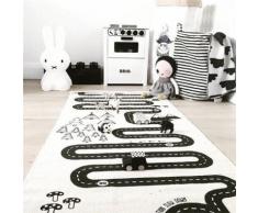 Tapis De Jeu Pour Bébé Enfant Circuit Voiture De Course 70 X 175 Cm