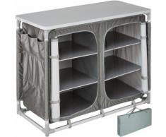 Tectake Meuble De Camping, Armoire De Camping Jardin, Meuble D'extérieur De Rangement + 1 Sac De Transport 97 Cm X 47,5 Cm X 78 Cm