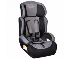 Tectake Siège Auto Enfant Groupe 1 2 3 Réhausseur Gris Noir