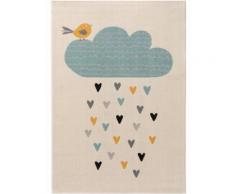 Tapis Enfant Juno Beige 120x170 Cm - Tapis Pour Chambre D'enfants/Bébé