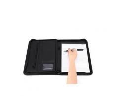 A4 zippé Porte-documents Conférencier en similicuir Business
