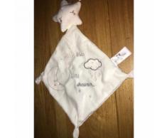 Doudou Blanc Plat Etoile Blanche Simba Toys Benelux Lune Nuage Sweet Night Little Dreamer Peluche Jouet Eveil Naissance Bebe