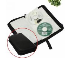 Classeur Rangement Boite Pochette Etui Range 80 CD DVD Sac Sacoche Plastique