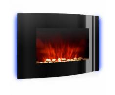 Klarstein Lausanne - Cheminée électrique avec radiateur soufflant de 2000W et éclairage LED