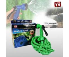 Tuyau d'Arrosage Extensible rétractable 22,5 mètres + Pistolet Magic Hose VU TV !