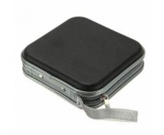 Classeur Rangement Boite Pochette Etui Range 40 CD DVD Sac Sacoche Plastique TYPE E