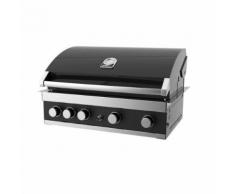Promo Grandhall - Barbecue encastrable gaz 18.3 kW surface cuisson 80x44cm - MAXIM GTI4