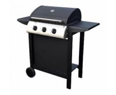 Barbecue au gaz HAWAÏ - 3 brûleurs 8,4kW