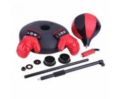 Enfant Stand Box Punching Ball Réglable Box Bulb Gants Enfants Boxe Punching-Ball Tapis Avec Gants Hauteur Jouet Cadeau