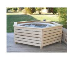 Habillage en bois spa gonflable Intex - AquaZendo