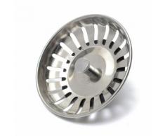 83mm Grille Filtre Filtrage Bouchon Evier Inox Pr Lavabo Baignoire