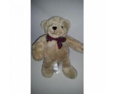 Doudou Ours Ourson H & M Beige/Crème/Écru Marron Jouet Bebe Naissance H Et M N Ud Tissus Écossais Peluche Éveil Enfant Blankie Blanket Comforter Soft Toys Plush 20 Cm