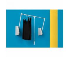 Penderie escamotable double 10 kg - fixation murale - WALL LIFT AMBOS