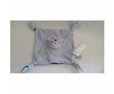 Doudou Plat Chat Chaton Bout'chou Monoprix Gris Bleu Étoile 4 Noeuds Boutchou Jouet Bébé, Naissance Peluche Éveil Enfant Blanket Comforter Soft Toys Blankie Comforter Plush