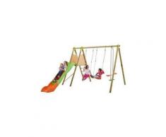 Portique Bois Métal - H:2.3m - 3 Agrès