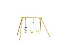 Portique En Bois Beluga - H:2.30m - 3agrès