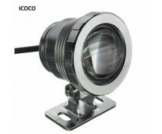 YOINS® ICOCO Étanche 10 W RGB LED Lumière Jardin Fontaine Piscine Étang Spotlight Super Lumineux Lumière Sous-Marine Lampe avec Télécommande
