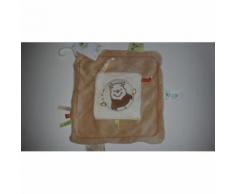 Doudou Plat Mouchoir Ours Winnie L'ourson Disney Baby Beige/Crème /Écru Marron Rouge Jouet Bebe Naissance Peluche Éveil Enfant Blanky Blanket Comforter Soft Toys Plush