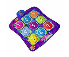 Tapis De Danse Pour Enfant Jeu Électronique Tapis Musical Fitness Tapis De Jeu Jouet Tactile Moderne Modèle Numérique Multicolore 07