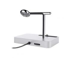 Belkin Valet Charge Dock - Socle De Charge (Lightning) - Argenté(E) - Pour Apple Iphone 5, 5c, 5s, 6, 6 Plus, 6s, 6s Plus, Se; Watch