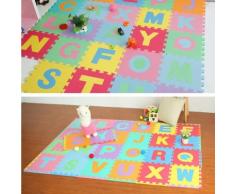Numbers 36pc Alphabet Eva Sol Tapis De Jeu Pour Bébé Chambre Abc Puzzle En Mousse