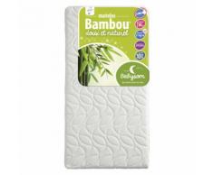 Babysom - Matelas Bébé Bambou 70x140x14cm - Déhoussable