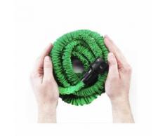 TUYAU D'ARROSAGE EXTENSIBLE HOSE 30M + PISTOLET 8 JETS - Vert
