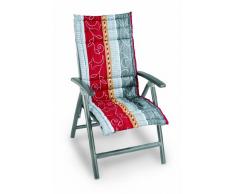 Best 04500772 Coussin Plat pour Fauteuil à Dossier Haut Motif 0772 120 x 50 x 4 cm