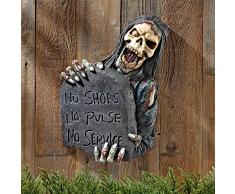 Design Toscano Shoes Pulse/No Service Sculpture Murale, Multicolore, 6,5 x 35,5 x 51 cm