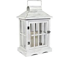 Firefly ffwlc40 40 cm Windsor Lanterne en Bois avec Bougie à LED – Crème