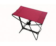 Homecall Tabouret de camping pliable (Rouge)