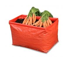 Haxnicks Pot de Fleurs Jardinière pour Carottes 45x30x30 cm Red