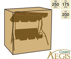 Primrose Vert Balancelle Meubles de Jardin Coque Aegis W250 X D175 cm – Deluxe