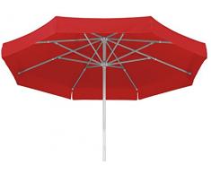 Schneider Parasol Jumbo, Rouge, env. 400 cm Ø, en 8 Parties, Rond, 400x400x295 cm