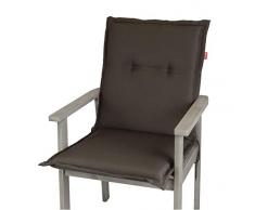 Herlag Florence Coussin rembourré pour Chaise de Jardin avec Dossier 100% Mousse synthétique Marron