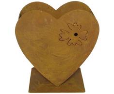 A de cœur décoratif Bol sur Plaque