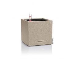Lechuza 13471 Canto Stone Pot de Fleurs en polyrésine avec réserve deau Beige Sable