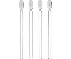 Rösle 4 pces BROCHETTE Barbecue, Acier Inoxydable