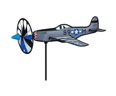 Premier Kite PKMUST_GPETIT Girouette Avion, Multicolore, 51 x 54 x 88 cm