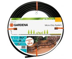 Tuyau à Goutteurs Incorporés Enterré 13,7 mm de Gardena : Rallonge de Tuyau à Économie dEau pour un Arrosage Uniforme de la Pelouse (1395-20)