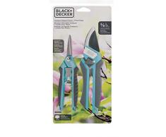 BLACK+DECKER Sécateur à Fleurs Bleu Sarcelle